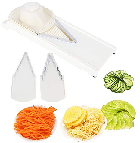 Rallador en forma de V, cortador de cuchillas en forma de V para cortar frutas y verduras