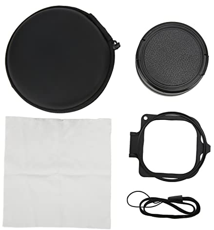 16x lentille Macro HD, Filtre de plongée Bague Adaptateur 58mm Capuchon d'objectif Stable léger avec dragonne pour la Photographie sous-Marine pour Hero 9
