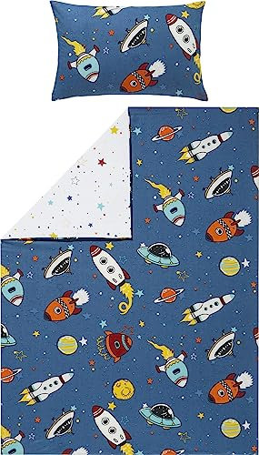 Erwin Müller Kinder-Wendebettwäsche Renforcé bunt Größe 1x 100x135 cm + 1x 40x60 cm