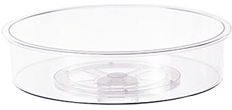 CIYODO Bottiglie e Lattine Carosello Del Trucco Vassoio Mobile Girevole Vassoio Rotondo Da Tavolo Vassoio Da Portata Rotondo Porta Trucchi Per Giradischi L'animale Domestico