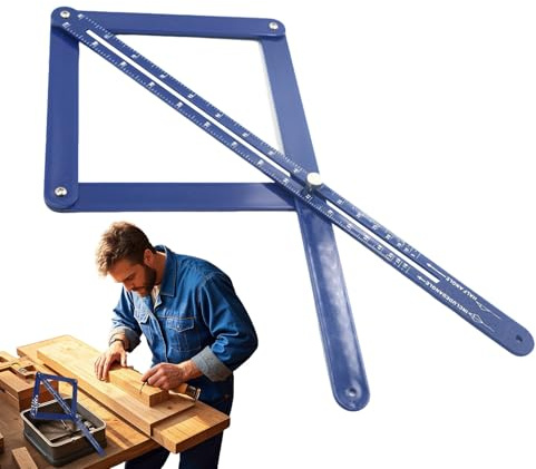 Mitre Angle Measuring Ruler - Corner Angle Finder, Precision Angle Measuring Tool with Scales | 10 Degree 170 Degree Measurement, Mitre Saw for Carpenters, Woodworking, Woodworking Mitre