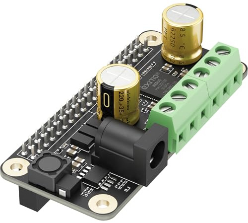 InnoMaker Audio-Verstärker 2x80W Spitzenleistung Class D HiFi AMP Pro Mini Hat 192KHz/24bit MA12070P für Raspberry Pi 5/4/Zero 2W Unterstützt Volumio, MoOde, Raspbian, LibreELEC