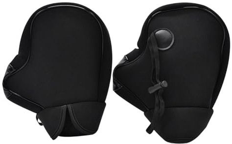 Guantes de motocicleta | 26 x 16 cm, guantes de motocicleta para hombre, resistentes al viento, mango más cálido, manoplas para manillar de bicicleta, para montar en invierno, ciclismo, carreras