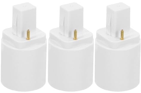 Adaptateur de Culot D’ampoule G24d vers E27 2 Broches 3 Pcs