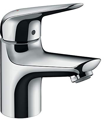 hansgrohe Wasserhahn Novus wassersparende Armatur (Auslauf Höhe 70mm ohne Ablaufgarnitur) Chrom