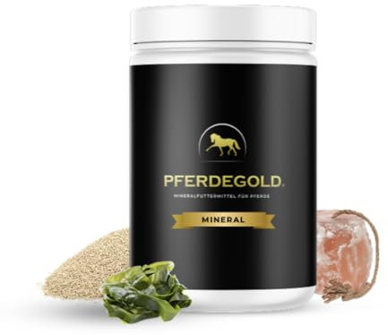 Pferdegold Mineralfutter 750g - Pferde Pellets mit Magnesium & Calcium - Ausgewogene Mineralstoffversorgung - 100% Natürlich & Dopingfrei - Made in Germany