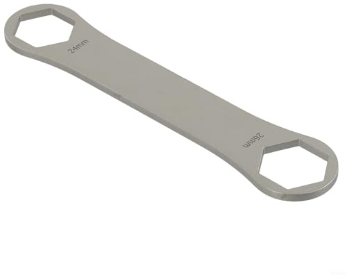 Besttoolifes Clé à fourche double en acier inoxydable pour entretien de fourche et renard pour l'entretien de la fourche, dispositif léger et durable (2426 mm)