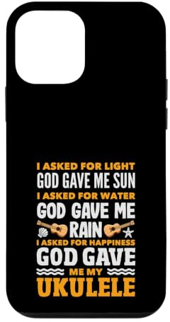 God Gave Me My Ukulele Musicien Religieux Amusant Coque pour iPhone 12 Mini