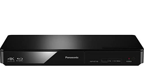 Panasonic DMP-BDT180EB Blu-ray Player Multiregion Blu-ray & DVD with HDMI lead