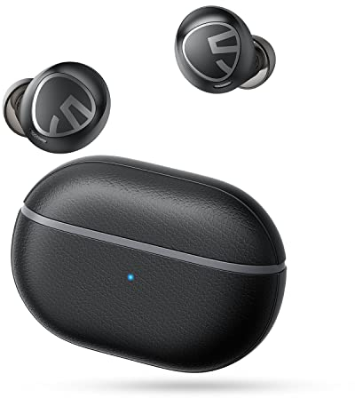 SoundPEATS Free 2 Classic Auriculares Bluetooth 5.1 Llamadas Claras Auriculares Inalámbricos con 30 Horas de Tiempo de Reproducción Auriculares Inalambricos Deportes, IPX5 Impermeable Control Táctil