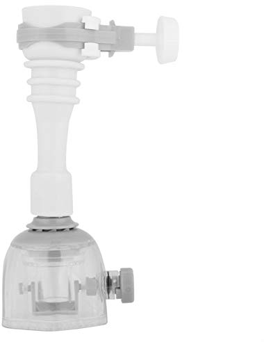 Aérateur de Robinet, Rallonge de Robinet Anti-éclaboussures Réglable, Tuyau de Robinet de Cuisine à Économie d'eau, Rallonge de Robinet pour Cuisine(Gris 13cm)