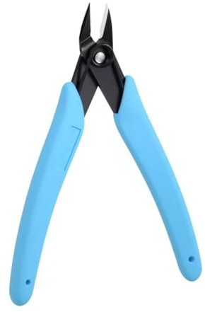 Micro Wire Cutters Small Wire Snips Precision Side Cutting Pliers Flush Cutter Cable Cutter Cutting Cable Tie Cutters for Electrical Homes Craft DIY Jewelry 3D Print