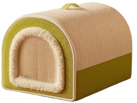 Genérico Cama Suave Cerrada, Alfombra para Mascotas Lavable y cálida, có Cama Interior para Gatos y para relajación | para Cachorro, Sala de Estar, Dormitorio, área de Juegos para casa de Mascotas