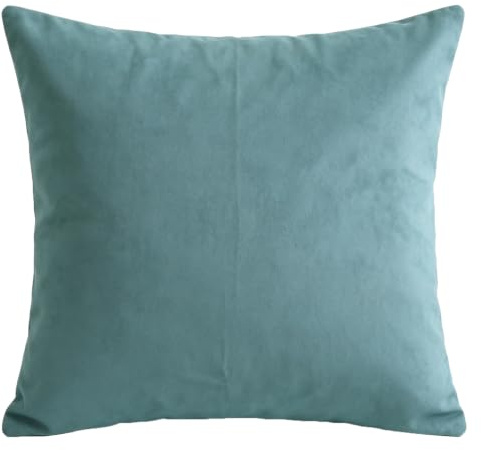 Yimafaner grön dekorkudde, kuddöverdrag med kärna för soffa, 45 x 45 cm