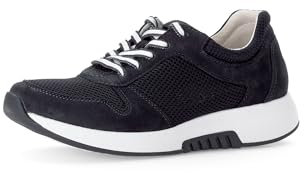 Gabor Damen Low-Top Sneaker, Frauen Halbschuhe,Wechselfußbett,Turnschuhe,Laufschuhe,schnürschuhe,schnürer,Sportschuhe,Nightblue,42.5 EU / 8.5 UK