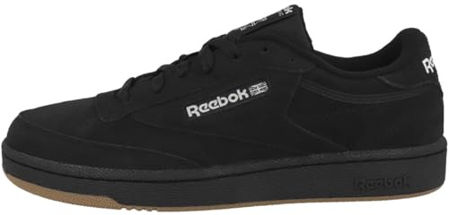 Reebok Club C 85 Unisex, Cblack Ftwwht Rbkle3, 44 EU