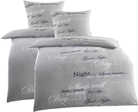 BaSaTex Flausch Fleece Winter Bettwäsche Set 4 teilig | 100% Mikrofaser Plüsch | 2X 135x200 + 2X 80x80 cm | Design 01