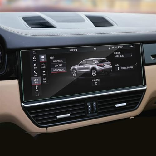 Interior del automóvil Compatible Con Cayenne 9YA 2017-2020-2023 Monitor Salpicadero Navegación Para Automóvil Protector Pantalla Película Vidrio Templado Protector Pantalla HD ( Color : NAVIGATION )