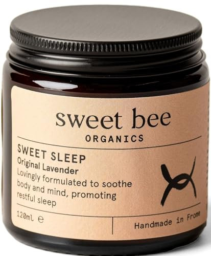 Sweet Bee Magnesium Butter - Soothing Magnesium for Sleep & Relaxation with Shea Butter - Moisturizing Magnesium Balm for Muscle Recovery - Nourishing Magnesium Cream for Sleep - Lavender 120ml