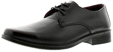 Business Class Drift Men's Lace-Ups. Comfortable Black Smart Shoes Men. Formal Classic Dress Shoes Ideal for Work, School Or Formal Events. Men's Black Loafers Available in 8 Sizes Black 9 UK