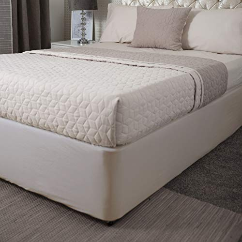 Belledorm Jersey Base Wrap - Transform a drab looking bed base (Linen, King)