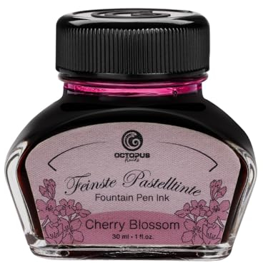 Fountain Pen Ink Pastel Rose Cherry Blossom 30ml, Calligraphy Ink, Writing Ink for Glass nibs