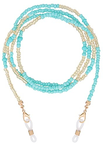 scicent Glasses Chain for Women Beaded Eyeglasses - Chain Mask Chain Sunglasses Strap Lanyard for Girls 8207