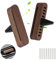 2 Stück Auto Diffuser, Holz Auto Diffusor für Ätherische Öle mit 8 PCS Nachfüllauflagen, Auto Lufterfrischer Auto Duft Innenraum Diffuser Clip Auto Vent Diffusor für mehr Fahrspaß und Fahrfreude