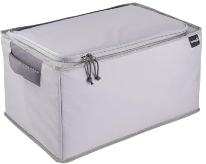 keeeper neo Faltbare Isoliertasche, 40 l, Gr. XL, Passend für Klappbox ben, 15 kg Tragkraft, 7 h kühlend/wärmend, Aus recycelten PET-Flaschen, 48 x 31,5 x 26,5 cm, Graphite