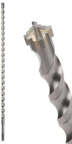 MOXPIFY Punta per trapano per muratura, 12 mm, lunghezza 500 mm, punta per trapano SDS per cemento armato, muri di mattoni, gambo SDS Plus (12 mm x 500 mm)