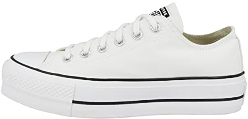 Converse 560251C Bianco Scarpe Basse Donna Sneakers Platform Lacci 41