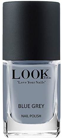 Look To Go • veganer Nagellack • BLUE GREY • NP 044 • 21-free & PETA approved • Made in Germany • 12ml