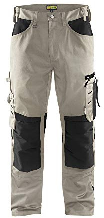 Blaklader 155618602799C154 Handwerker Arbeitshose ohne Nageltaschen, Steingrau/Schwarz, Größe C154