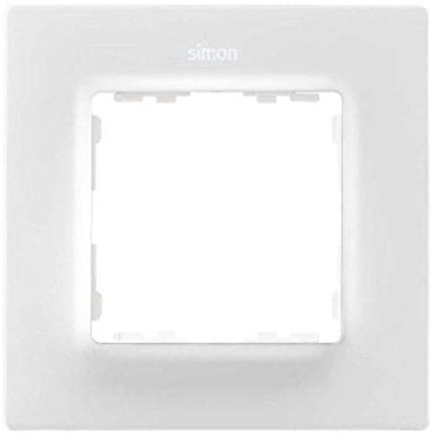 Simon 8200617-090 Placca copripresa e copri interruttori Bianco