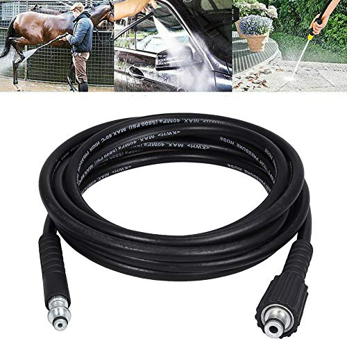 Hochdruckschlauch 5m kompatibel mit Hochdruckreiniger Kärcher K2, K3, Quick Connect Anschlüsse mit Click Quick Connect Stecksystem wie 2.641-721.0 mit beidseitigem Quick Click