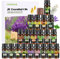 Essential Oils for Diffusers for Home, COPOWER 20 x10mL Diffuser Oils Fragrance with Diffuser Wood, [Aroma Secrets] 100% Pure Aromatherapy Oil, Lavender, Lemon, Rosemary, Frankincense, Eucalyptus.