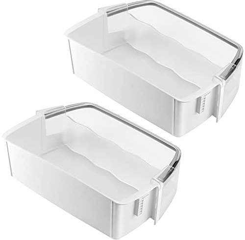 AAP73252202 Refrigerator Door Bin Compatible for L-G Ken-more Elite Refrigerator Parts by MIFLUS-Right AAP73252209 Refrigerator Shelf Replacement-2Packs