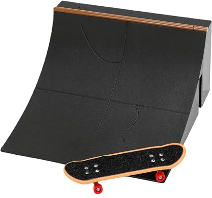 Julihai Kit de Rampa para Finger Skateboard, Juego de Fingerboard con Rampas para Desarrollo de Habilidades (Tipo B)