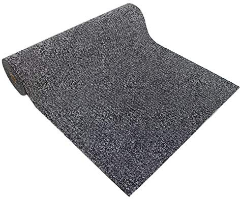 Kettelservice-Metzker Outdoor Sicherheitsmatte I Rutschfester Läufer für den Außenbereich - Salz-Pfeffer 120x300cm witterungsbeständig