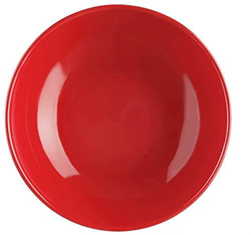 Hogar y Mas *Tara* Juego DE 4 Platos Llanos Rojo 26 CM