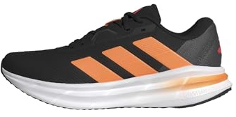 adidas Hombre Galaxy 7 Running Shoes, Core Black/Lucid Orange/Lucid Red, 48 EU