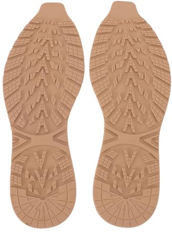 Skosula ersätter gummi i full botten utan slip V form reparation material slitstark tyst hållbar för sportskor och daglig promenadstorlek 32,2 x 11,5 cm 1 par (hudfärg)