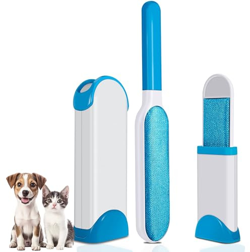 tempo di saldi Spazzola Peli Gatto e Cane in ABS 32x7x5 cm, Leva Peli Animali Ideale per Vestiti, Divano, Auto, Portatile e Riutilizzabile, Comoda Togli Pelucchi