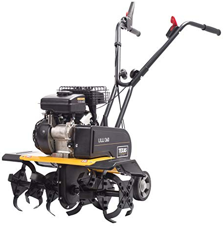 TEXAS Gartenfräse Motorhacke Bodenhacke Bodenfräse Rasenfräse Pflug Benzin mit Antrieb Lilli 360TG | 40-60 cm | 78,5 cm³ | 1400W | 1,9 PS | 26 cm Arbeitstiefe | 1 x Vorwärtsgang