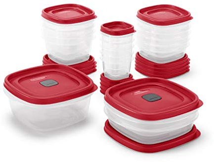 Rubbermaid Easy Find Deckel 34-teiliges Frischhaltedosen-Set