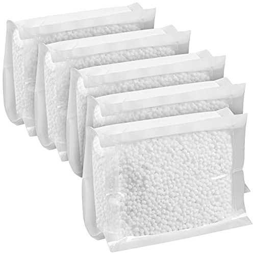 Sichler Haushaltsgeräte Zubehör zu Nachfüllpack Entfeuchter: 5er-Set Nachfüll-Packs Wirkstoff-Granulat für Raumentfeuchter EF-400 (Entfeuchtersalz, Luftentfeuchter Beutel, Magnete)