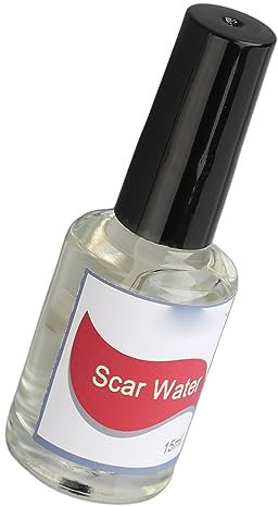 Makeup Scarring Liquid, SFX Special Effect Make Up, Halloween FX Makeup Scarring Gel Fake Skin with Brush for Stage, Screen, Theater, Cosplay, and Halloween