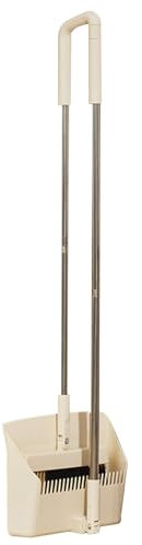 Povanjer Juego Combinado de Escoba y recogedor, Recogedor y Cepillo de pie con Mango Largo, Juego de recogedor de Escoba portátil para el hogar, la habitación, el vestíbulo y Las oficinas