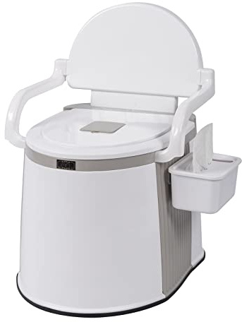 DESIGNSCAPE3D Toilettes d'extérieur portables pour le camping, la randonnée, la pêche – Installation facile, design compact, pas besoin d'eau, seau de 2,7 l