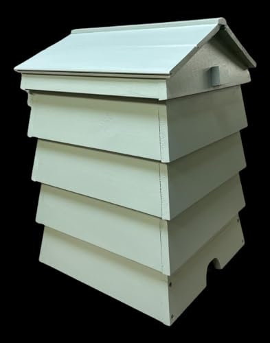 Beehive composter/Composter/Post box/Storage box/Planter (Dark grey, Medium)